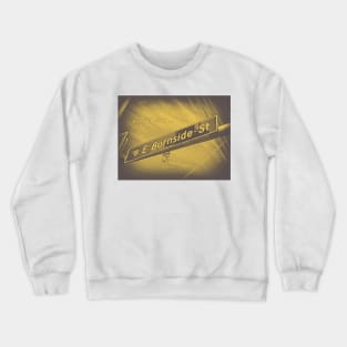 East Burnside Street, Portland, Oregon by Mistah Wilson Crewneck Sweatshirt